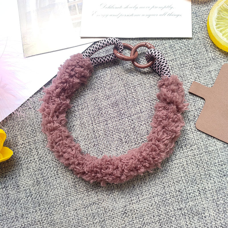 Cozy Fabric Phone Strap Bowlift