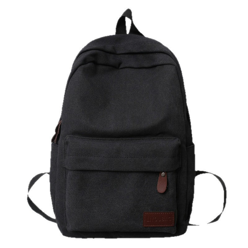 Canvas School Backpack Bowlift