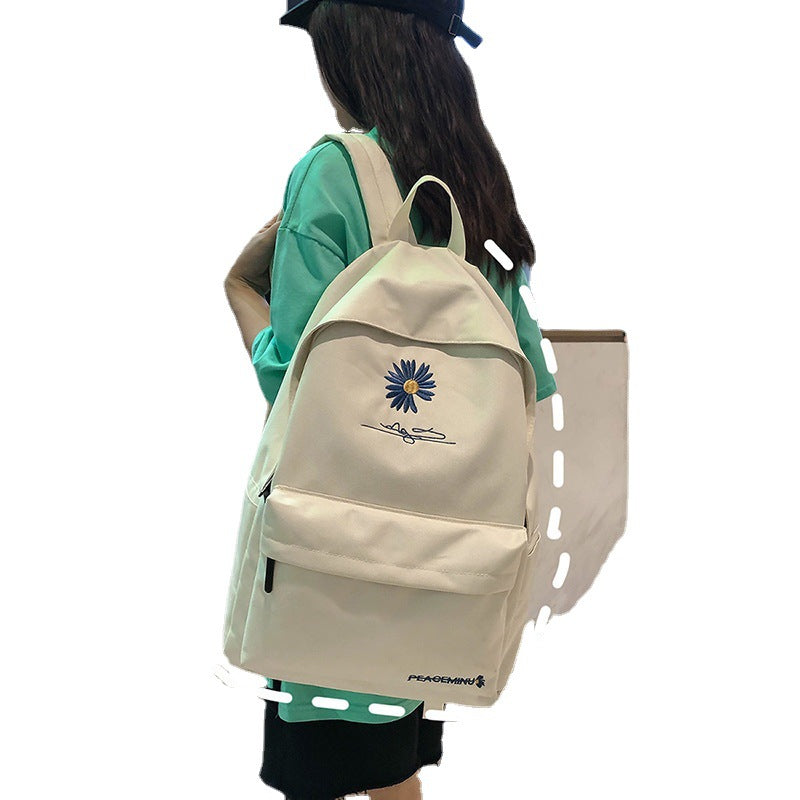 Stylish Embroidered Backpack Bowlift