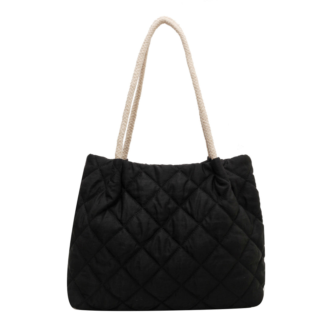 Quilted Casual Shoulder Tote Bowlift