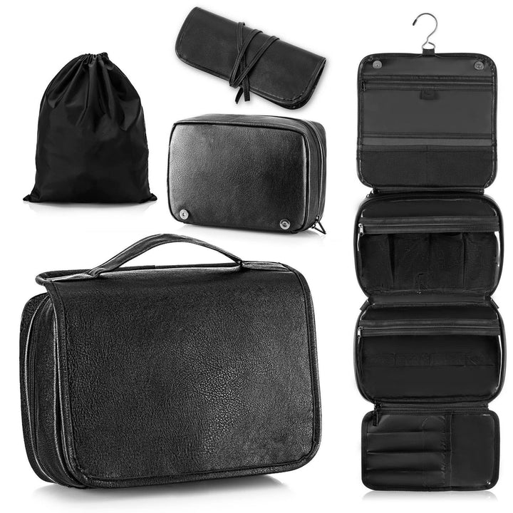 Travel cosmetic bag with multiple compartments Bowlift
