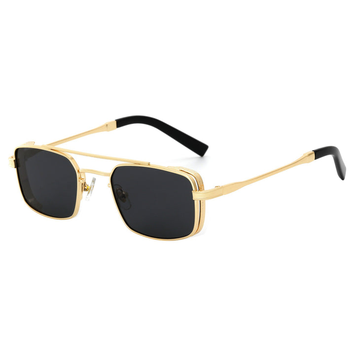 Ladies Fashion Sunglasses with Slim Metal Frame and High-Quality UV Protection Bowlift