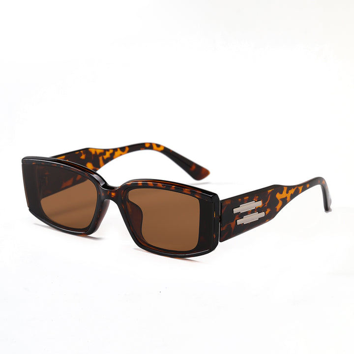 Women's elegant rectangular sunglasses with stylish acetate frame Bowlift