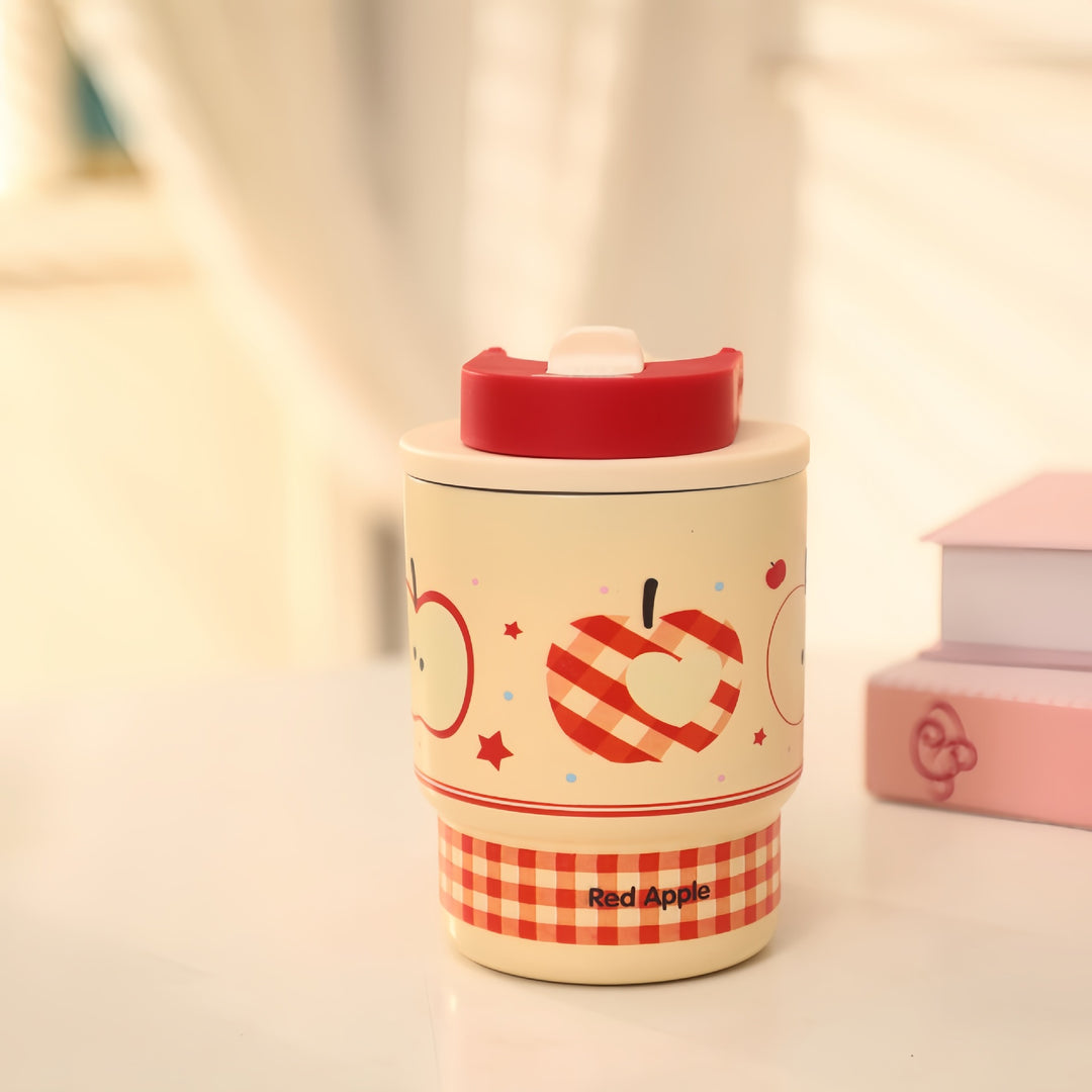 Insulated drinking cups with colorful animal motif Bowlift