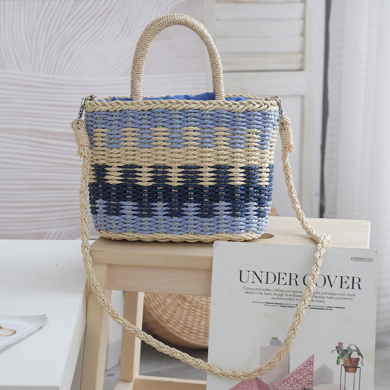 Basket bag with removable inner pocket Bowlift