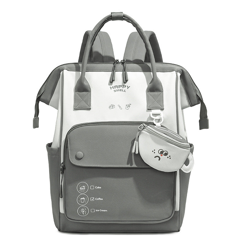 Multi-Functional Casual Backpack with Detachable Pouch Bowlift