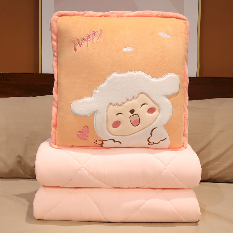 Plush pillow with cute husky design Bowlift