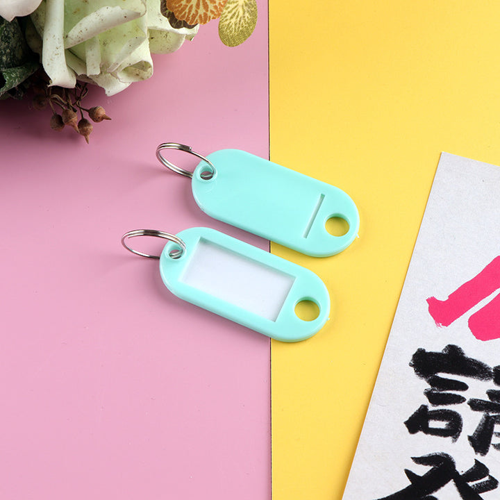Unisex Multifunctional Label Tags with Transparent Window Bowlift
