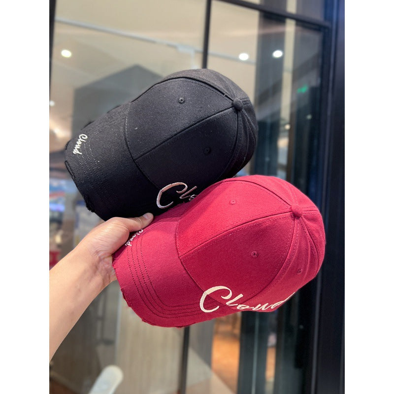 Men's Vintage-Inspired Distressed Baseball Cap Bowlift 1784270520