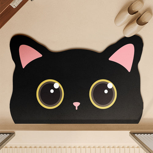 Cat Face Design Area Mat