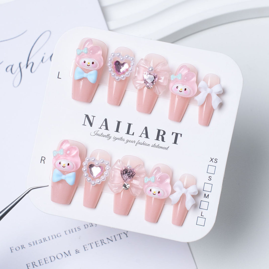 Decorative Stiletto Press-On Nail Set
