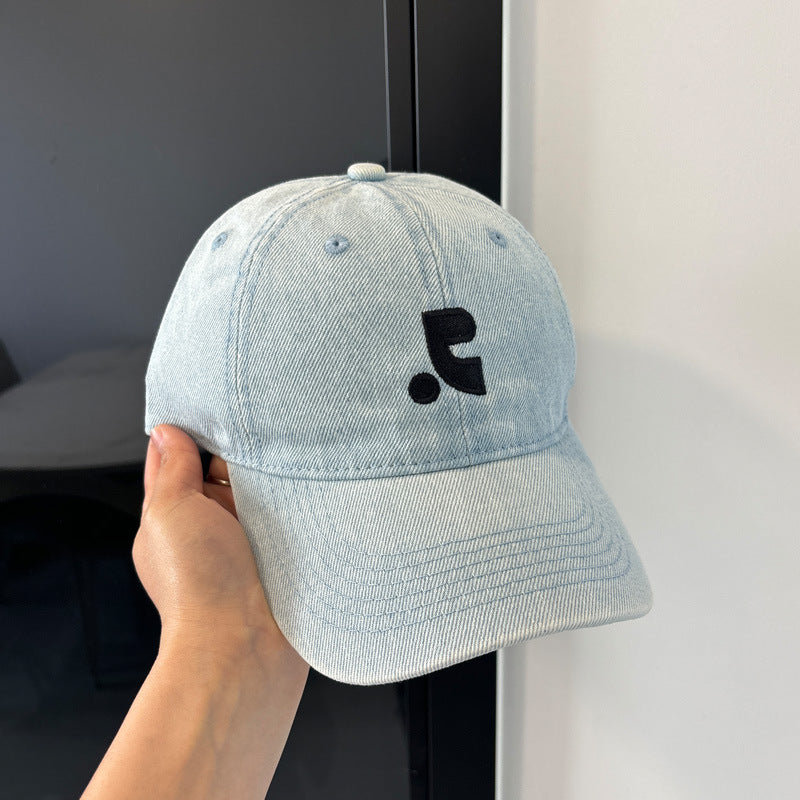 Men's Denim Style Baseball Cap Bowlift