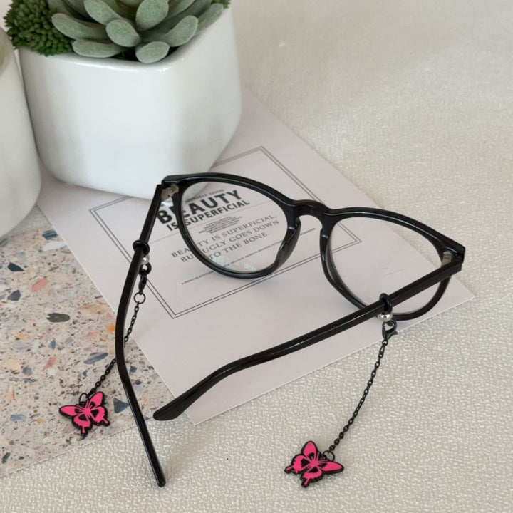 Butterfly-Themed Eyewear Chain Holder Bowlift