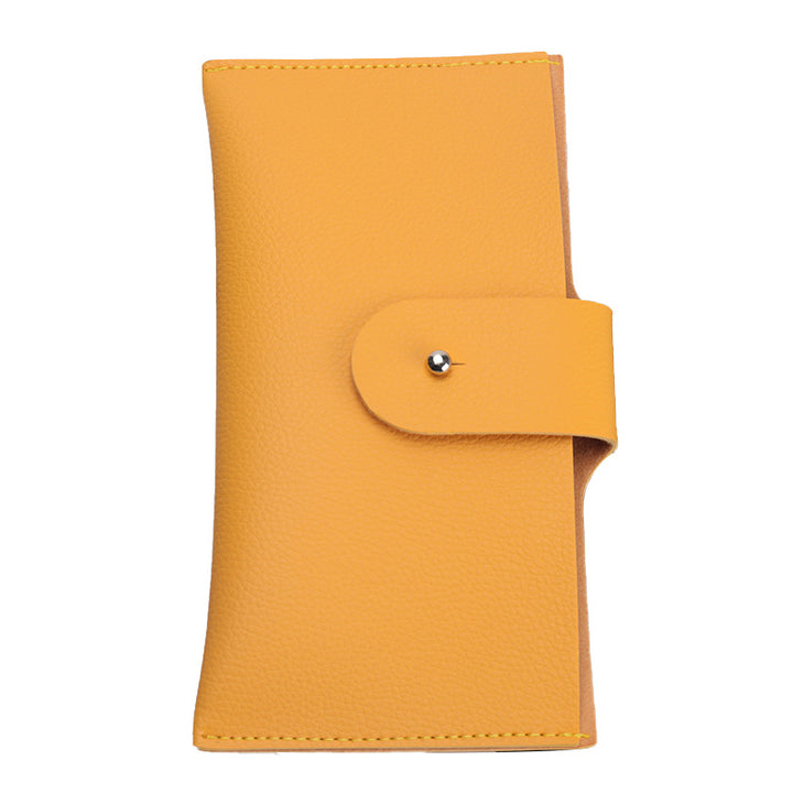 Stylish Textured Leather Wallet Bowlift