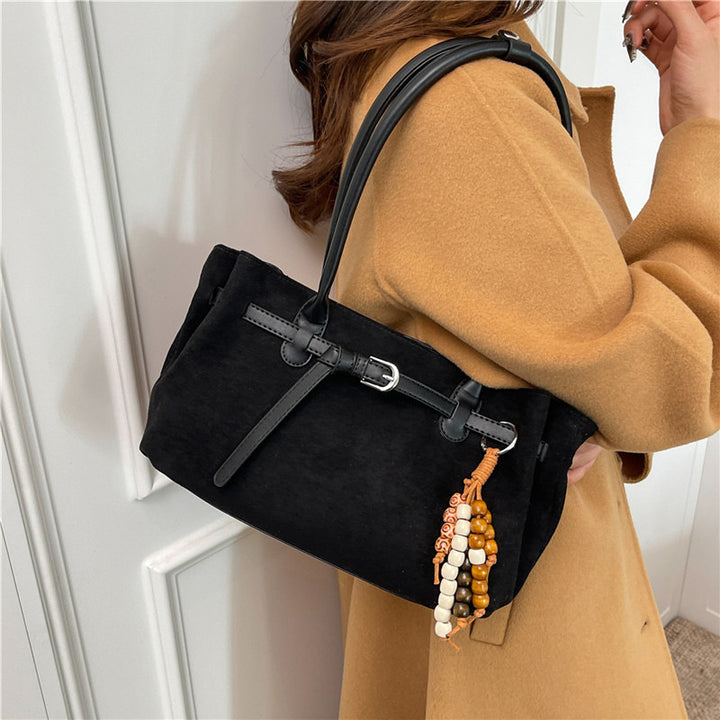 Suede Tote Bag Bowlift