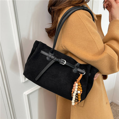 Suede Tote Bag Bowlift