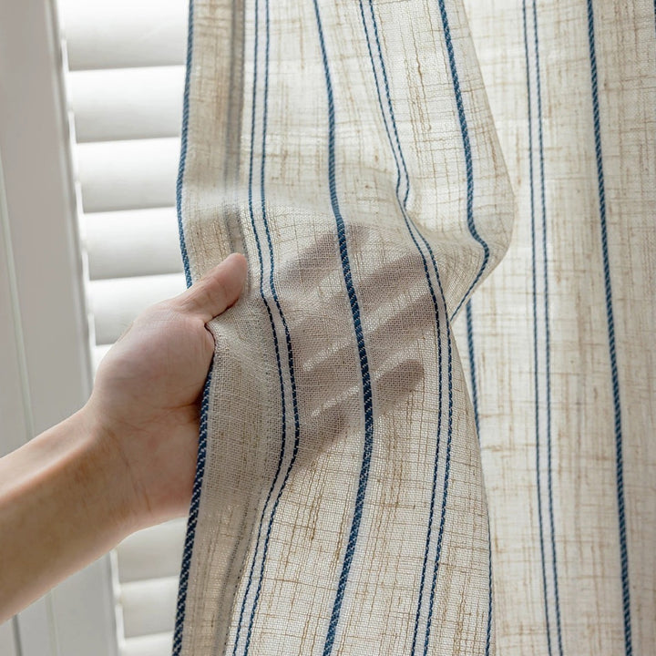 Textured Linen Curtains Bowlift