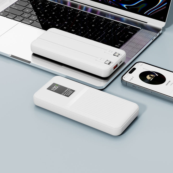 Portable power bank with state-of-the-art fast charging technology and digital display Bowlift
