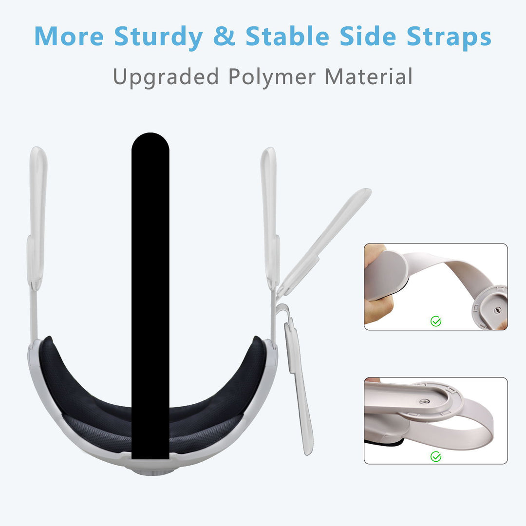 Customizable VR Headset Support Strap Bowlift