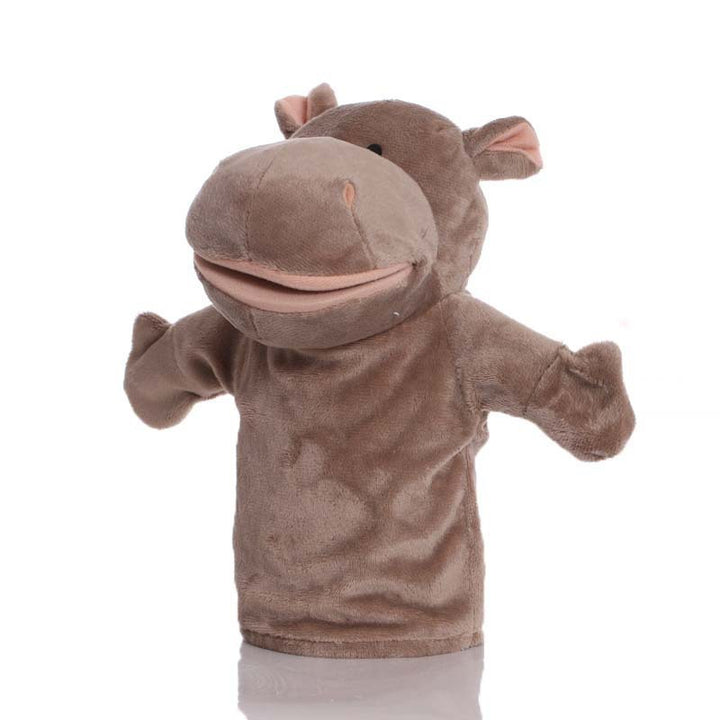 Plush Tiger Hand Puppet With Soft Fleece Movable Mouth Embroidered Features
