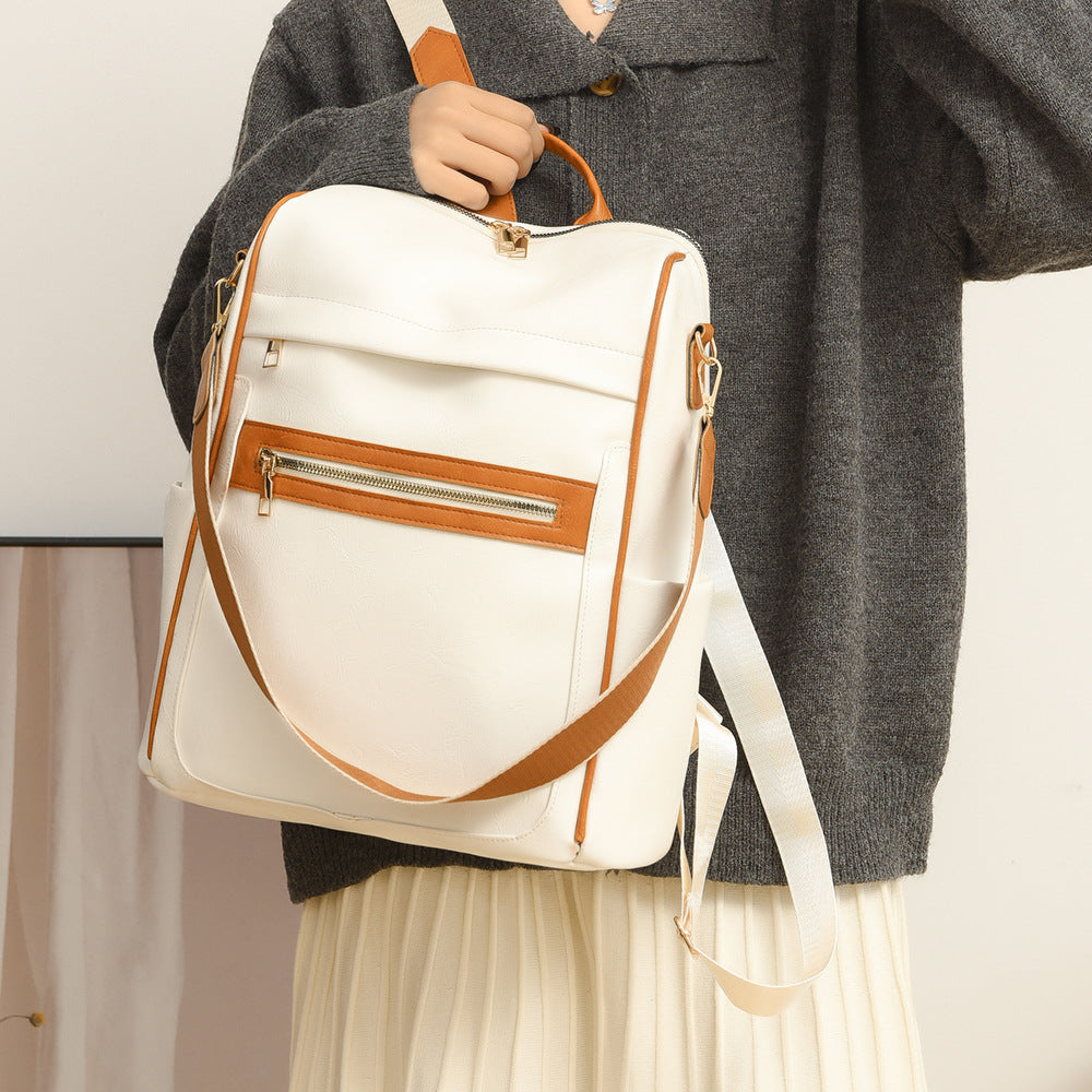 Premium Leather Backpack Bowlift