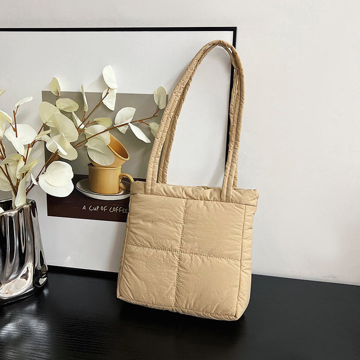 Stylish Quilted Tote Bag Bowlift