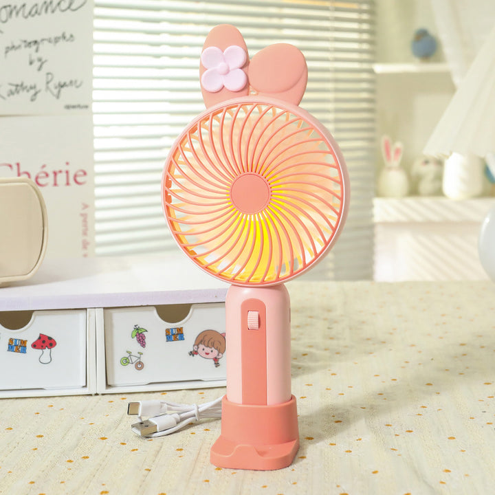 Portable Mini Hand Fan with Playful Design Bowlift