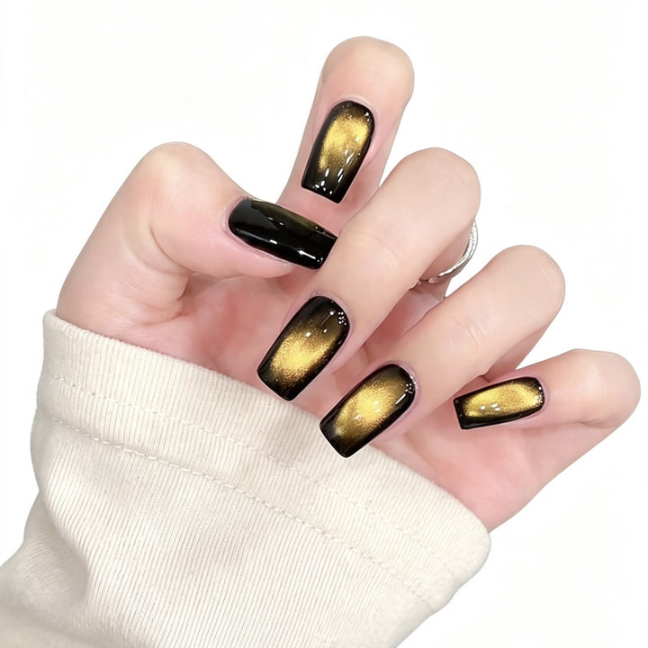 Gradient Crystal Finish Nail Art Bowlift
