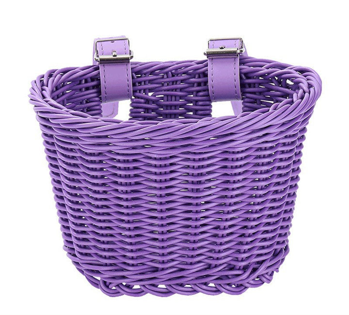 Durable Woven Bicycle Storage Basket Bowlift