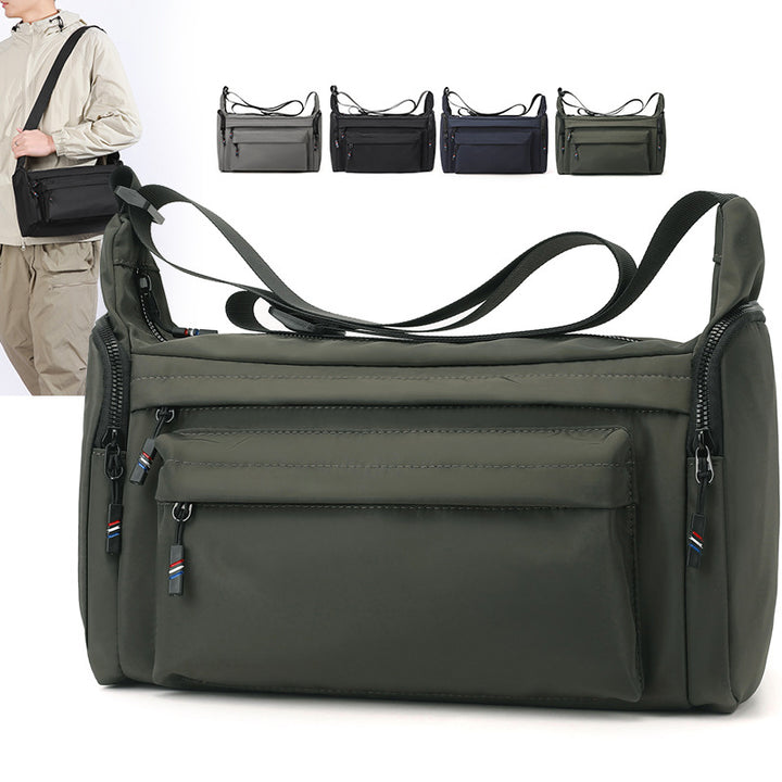 Structured Multi-Pocket Tactical Messenger Bag Bowlift