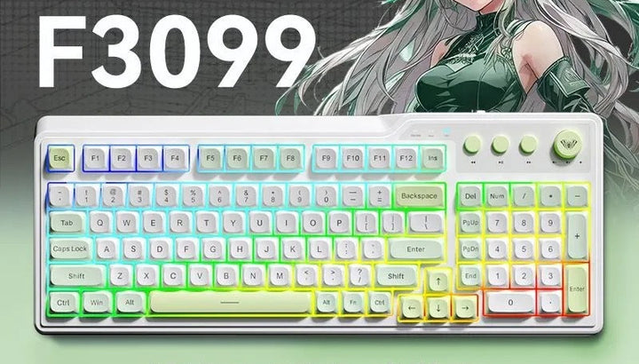 Wireless RGB Gaming Keyboard Bowlift