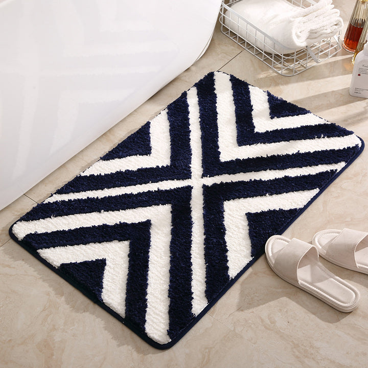 Modern Geometric Bathroom Mat Bowlift