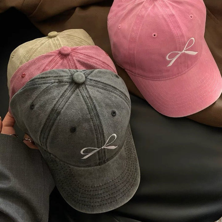 Women's Casual Embroidered Baseball Hat Bowlift