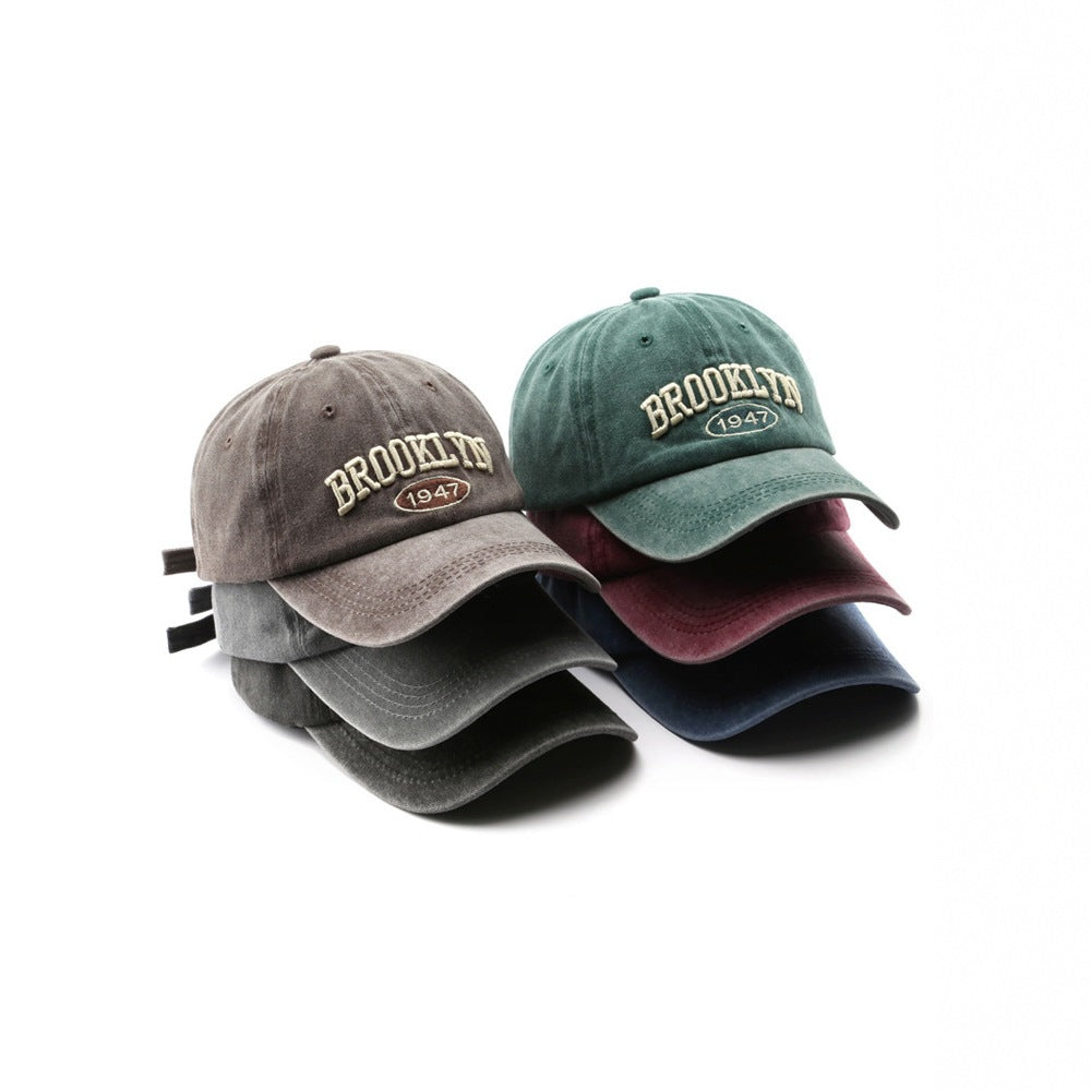 Men's Distressed Cotton Dad Cap Bowlift
