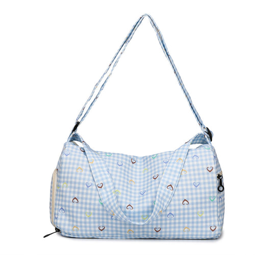 Lightweight Heart-Patterned Carryall