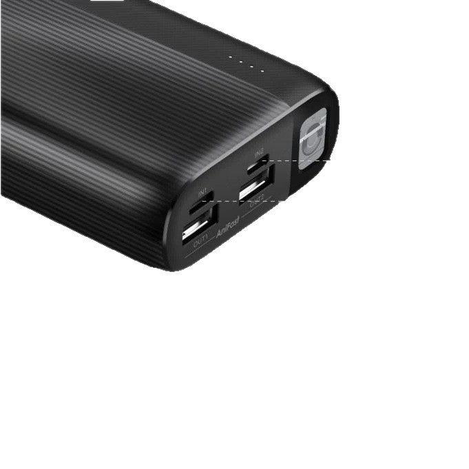 High-capacity portable power bank with dual USB ports and LED display Bowlift