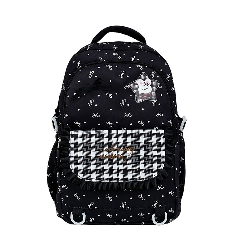 Fun Character Print Cozy Backpack Bowlift