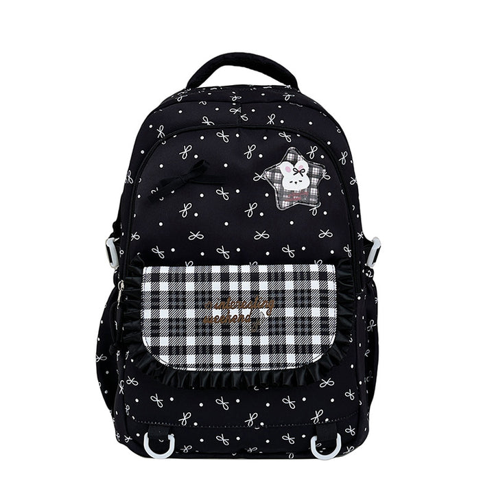Fun Character Print Cozy Backpack Bowlift