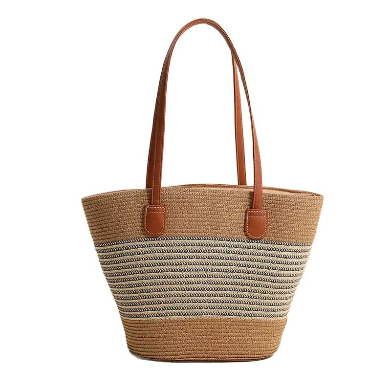 Structured raffia beach bag Bowlift