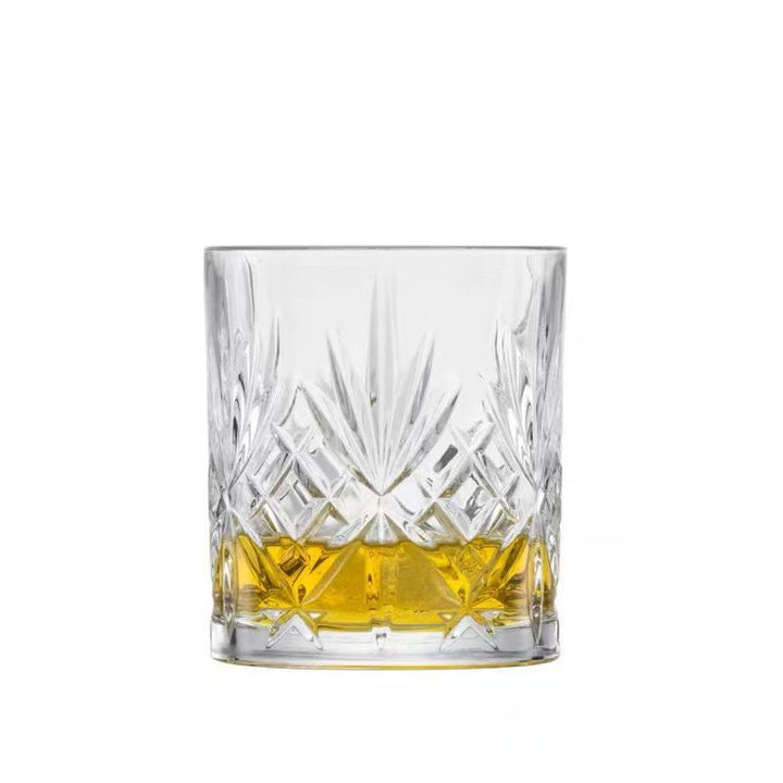 Crystal lowball whiskey glass tumbler Bowlift