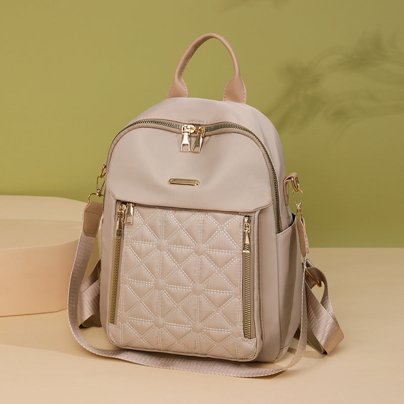 Quilted Multi-Compartment Backpack Bowlift