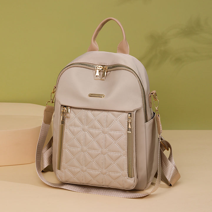 Quilted Multi-Compartment Backpack Bowlift