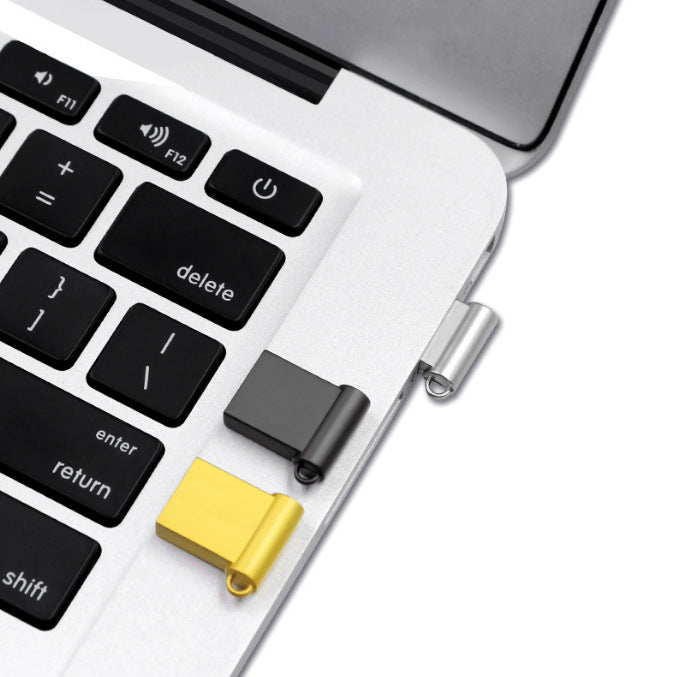 Compact USB Flash Drive with Keychain Bowlift