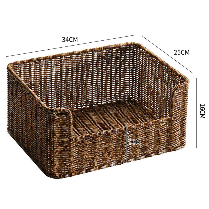 Woven Cube Storage Basket Bowlift