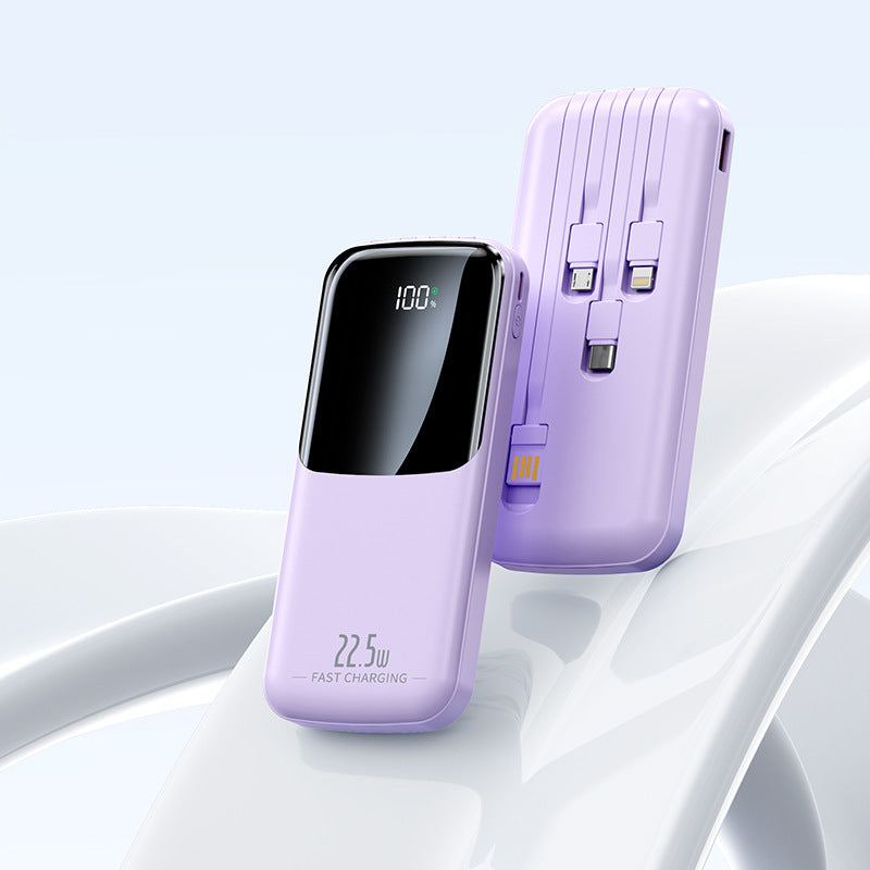 Power bank with intelligent high-speed charging and digital display Bowlift