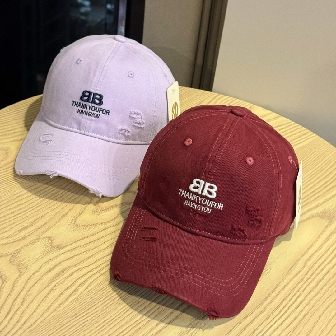 Unisex Distressed Casual Baseball Cap Bowlift