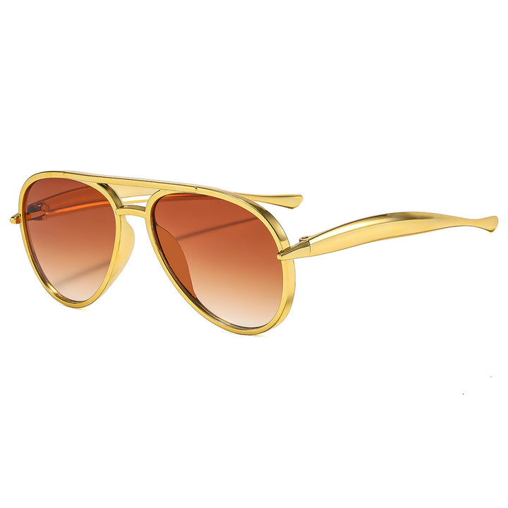 Men's Premium Metal Frame Aviator Sunglasses Bowlift