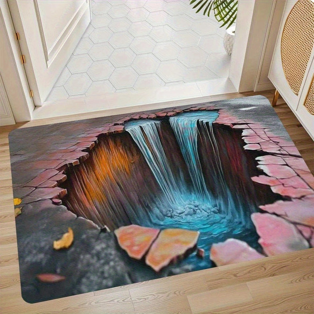 3D Optical Illusion Floor Mat