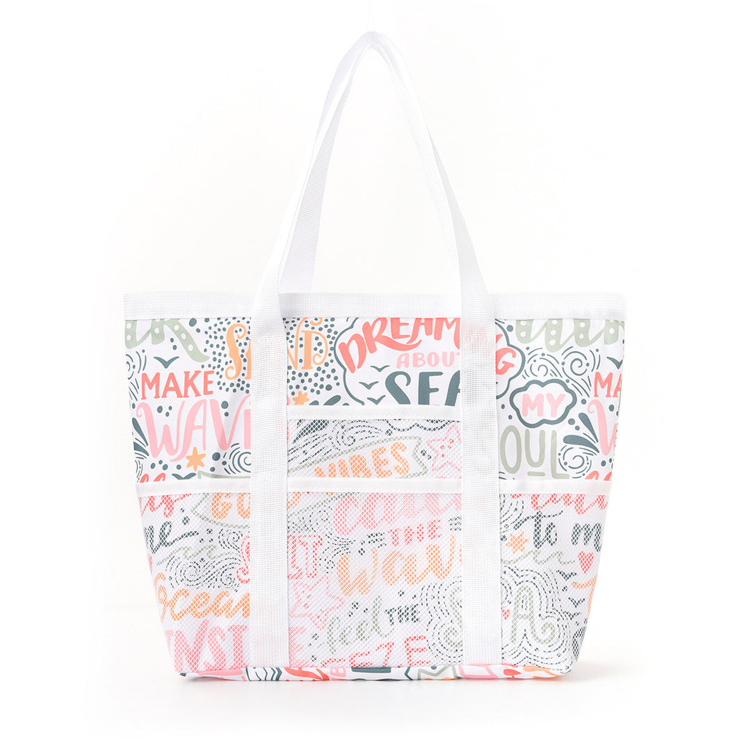 Spacious beach bag with breathable mesh design Bowlift