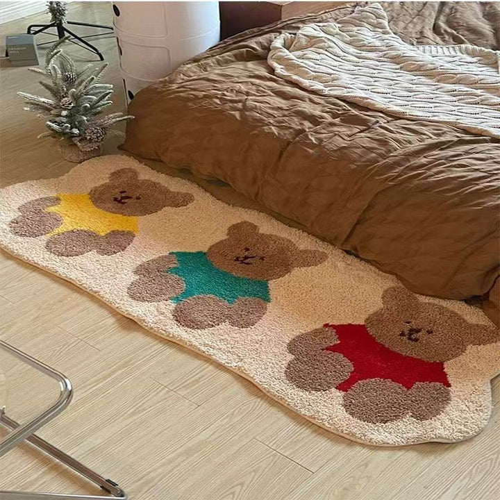 Cute Bear-Themed Floor Mat Bowlift